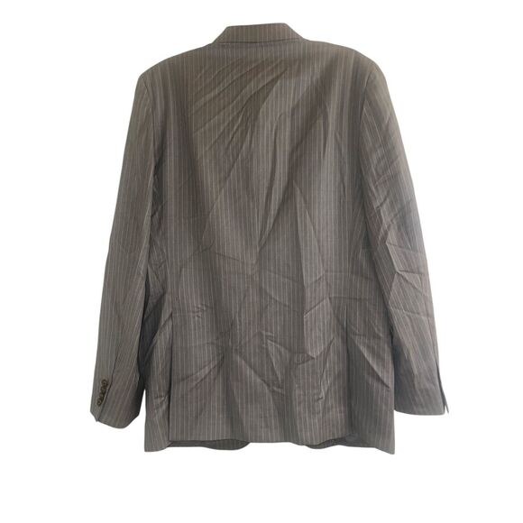 ✨Ermenegildo Zegna/SAKS FIFTH AVENUE Pinstriped Wool/Silk SZ 40L Suit✨ - Picture 8 of 14